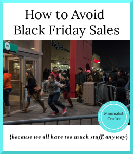 How to avoid Black Friday and Cyber Monday sales.
